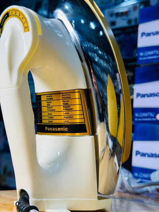 Panasonic 1000W Power Glide Dry Iron – Non-Stick Soleplate, Fast Heat & 360° Swivel Cord