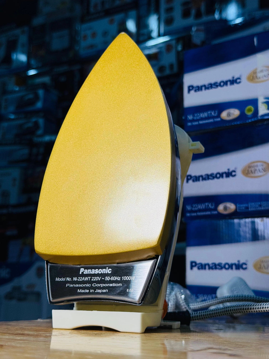 Panasonic 1000W Power Glide Dry Iron – Non-Stick Soleplate, Fast Heat & 360° Swivel Cord